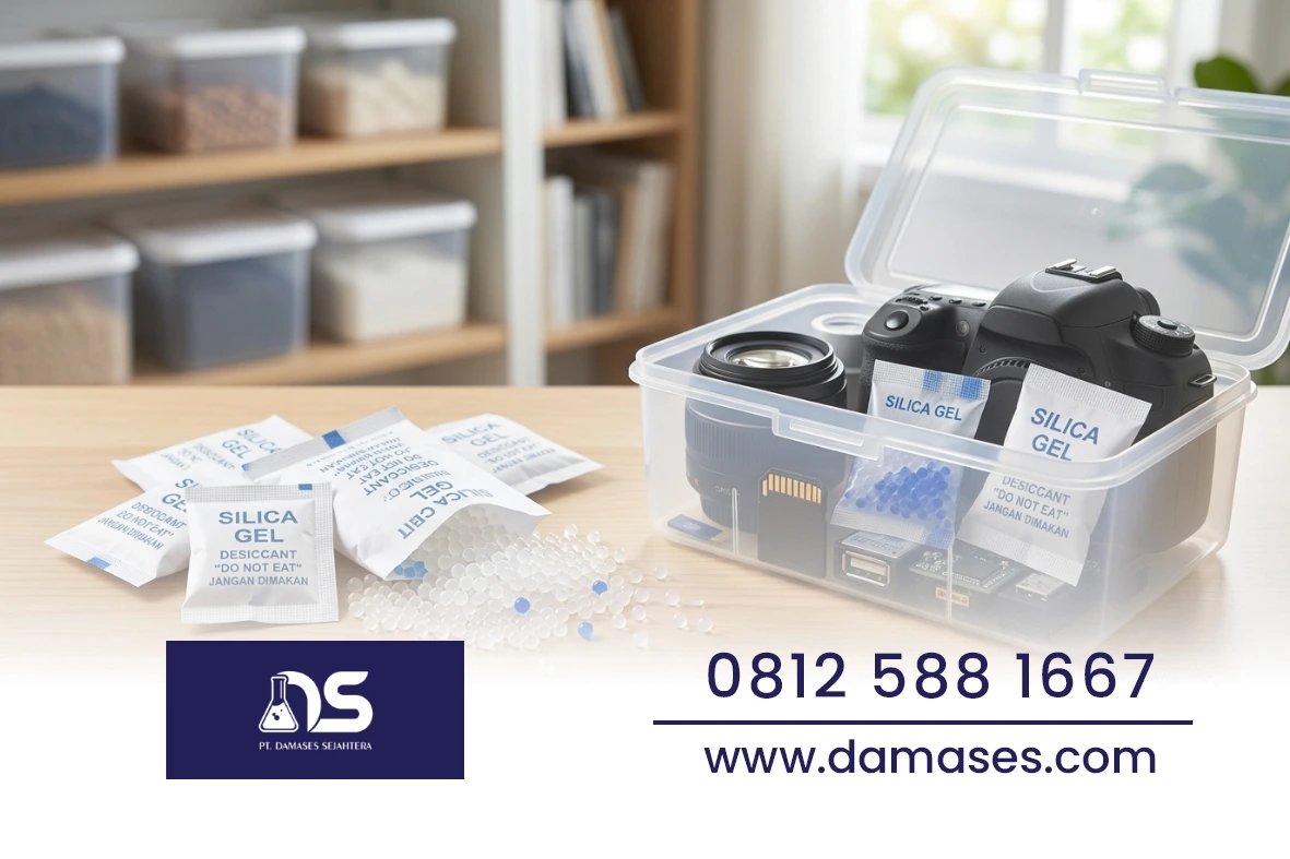 Silica Gel Adalah - Pengertian, Jenis, Fungsi, dan Cara Kerjanya Lengkap - PT Damases Sejahtera